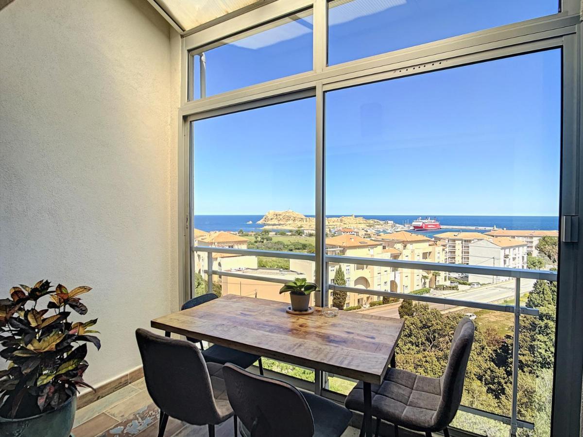 Tres Beau Duplex Vue Panoramique Mer, Proche Plage Л'Іль-Русс Екстер'єр фото